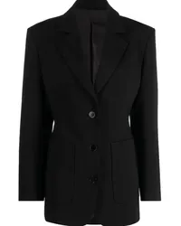 Lanvin Einreihiger Blazer Schwarz