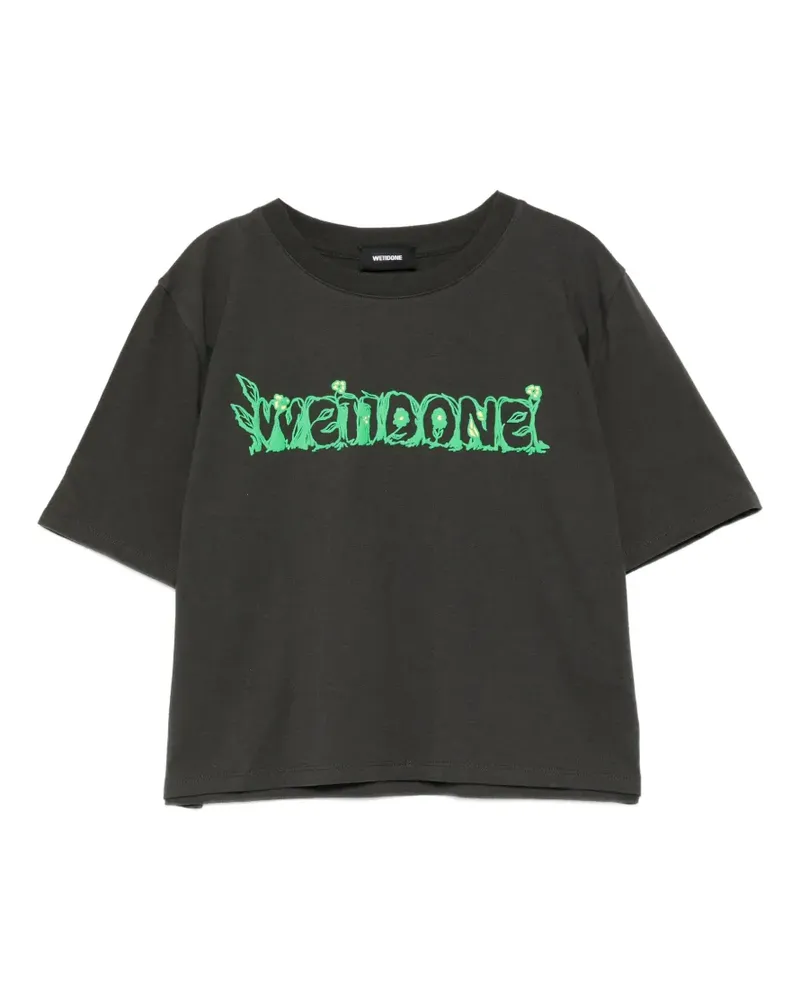 WE 11 DONE graphic-print T-shirt - Grau Grau
