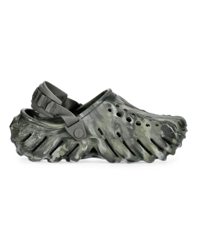 Crocs Echo camouflage-print clogs - Grün Grün