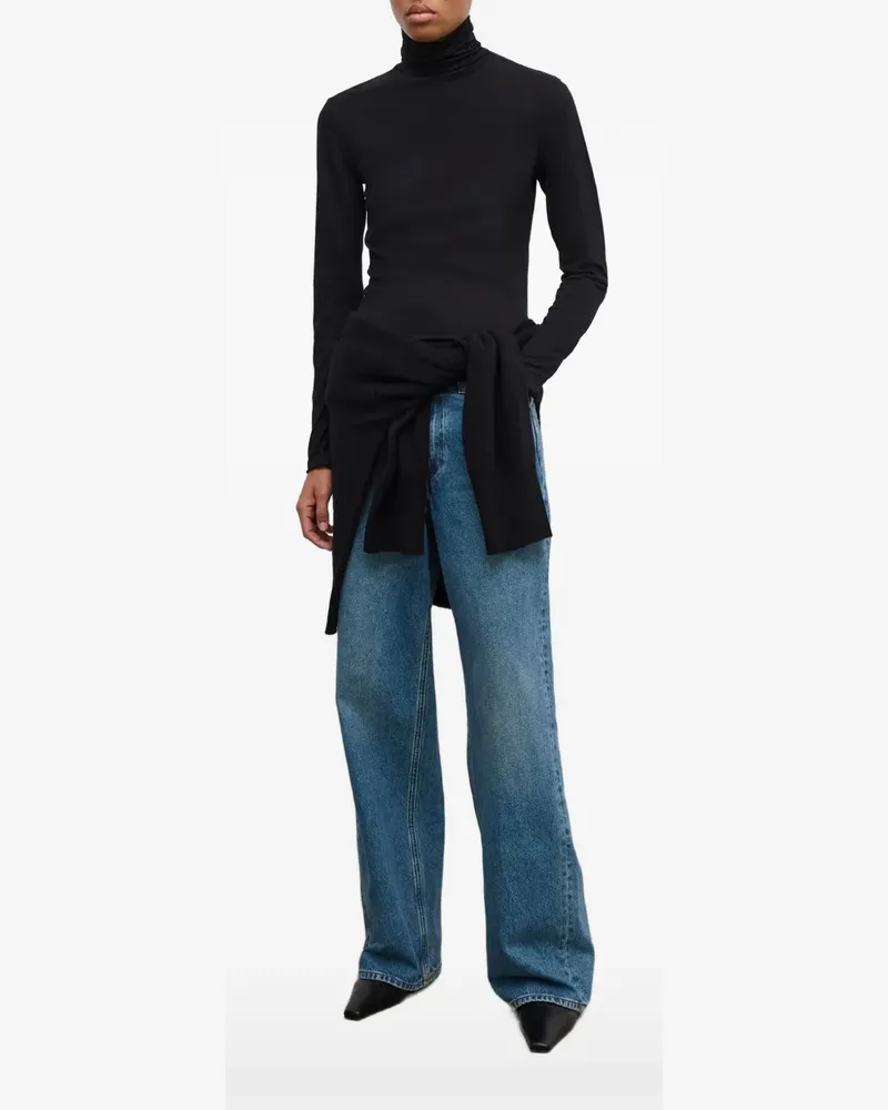 House of Dagmar wool jersey sweater - Schwarz Schwarz