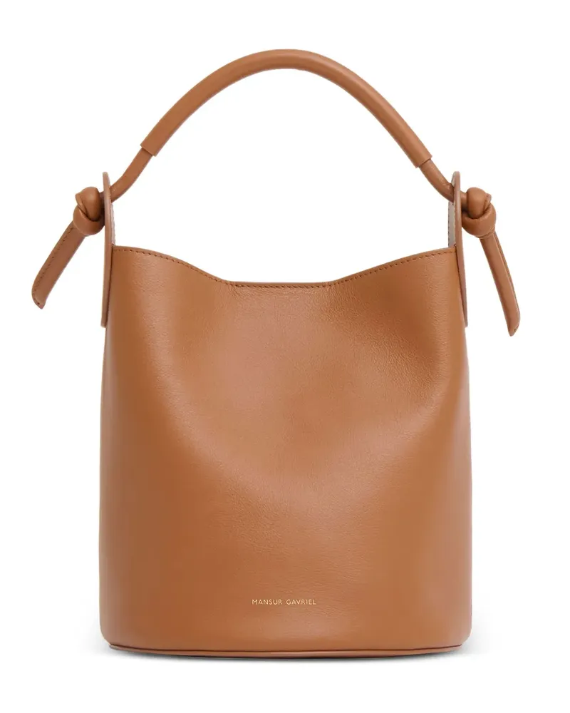 Mansur Gavriel Mini Fortuna Beuteltasche - Braun Braun