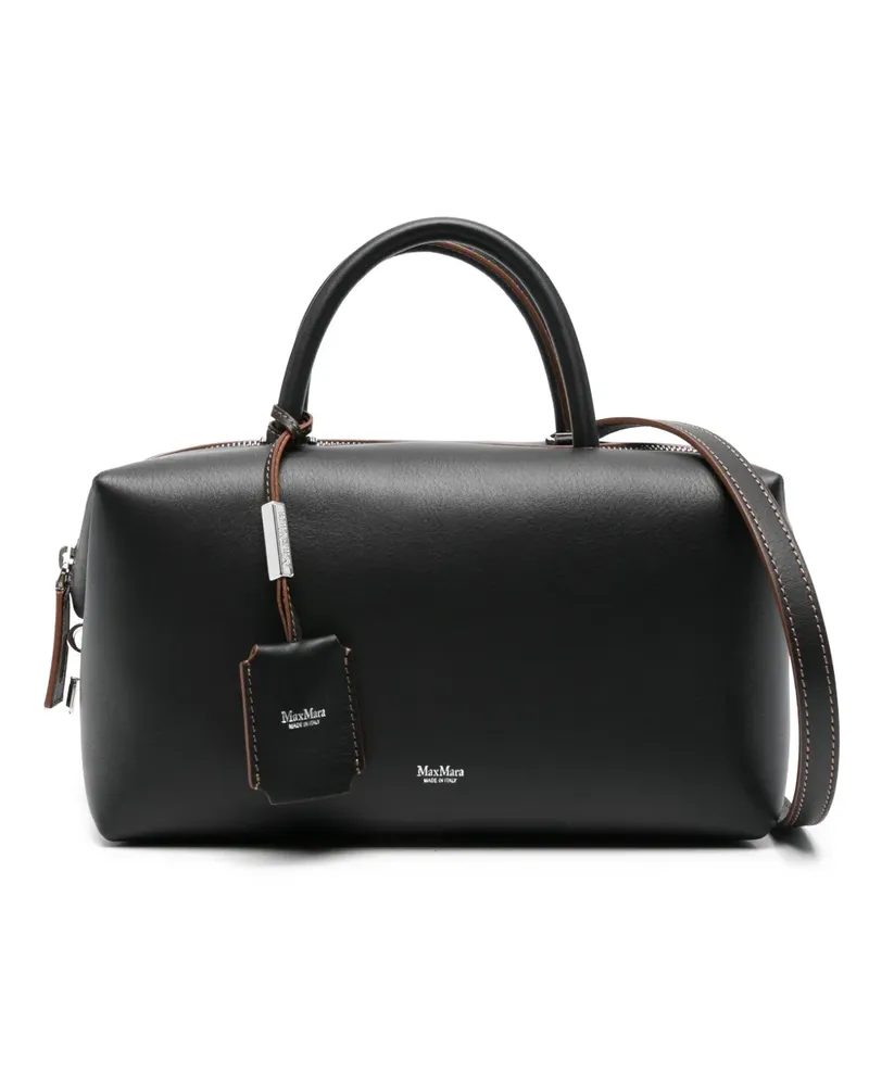 Max Mara Handtasche aus Leder - Schwarz Schwarz