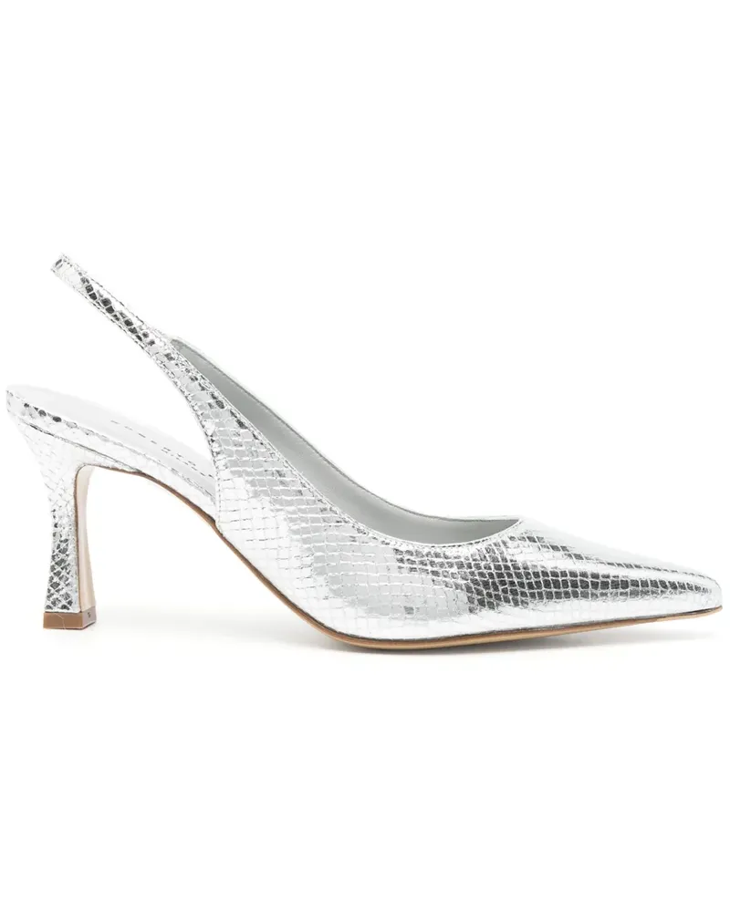FESTA Milano Frans Slingback-Pumps 80mm - Silber Silber