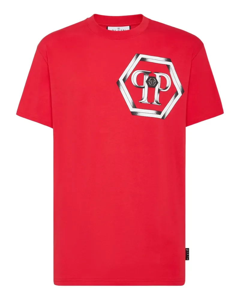 Philipp Plein Hexagon T-Shirt - Rot Rot