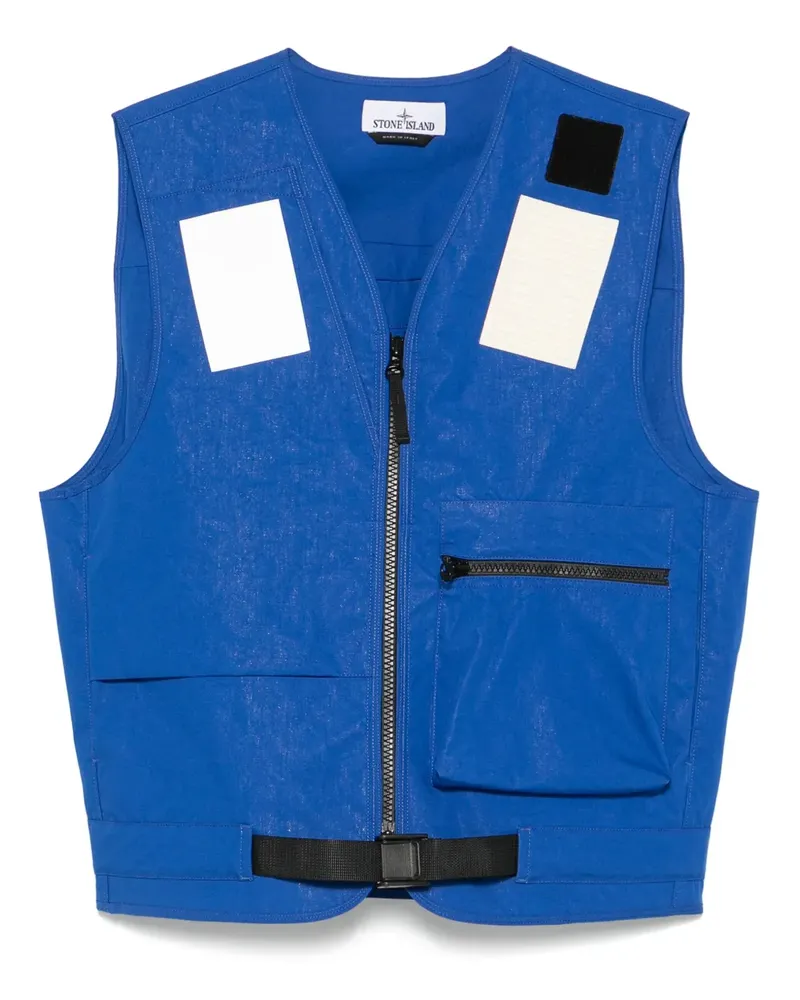Stone Island S.I. Marina Weste - Blau Blau
