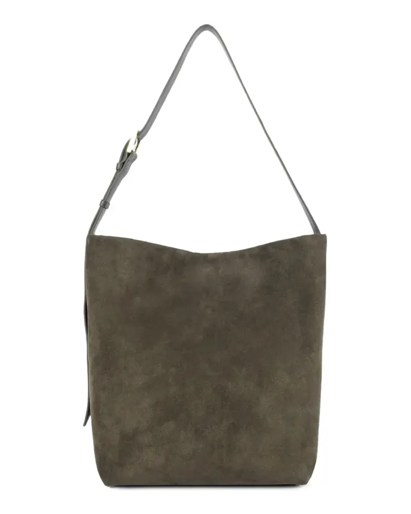 Lancaster Schultertasche mit Reißverschlusstasche - Grün Grün