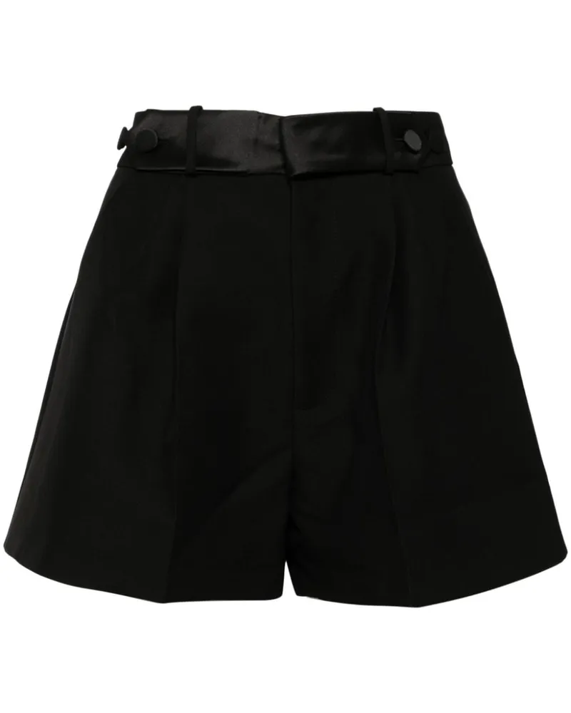 Dice Kayek Shorts mit hohem Bund - Schwarz Schwarz