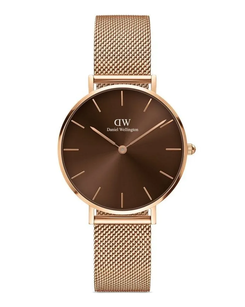 Daniel Wellington Petite Amber Armbanduhr 32mm Braun