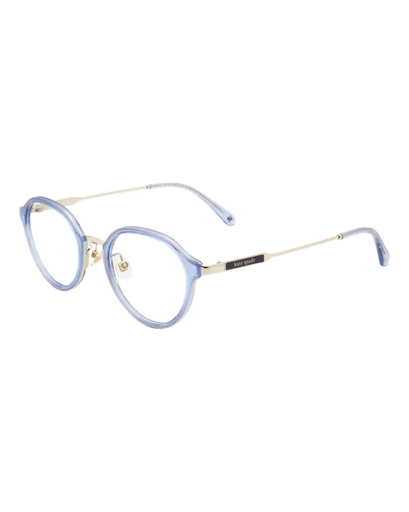 Kate Spade Runde Sonnenbrille mit Glitter-Effekt - Blau Blau