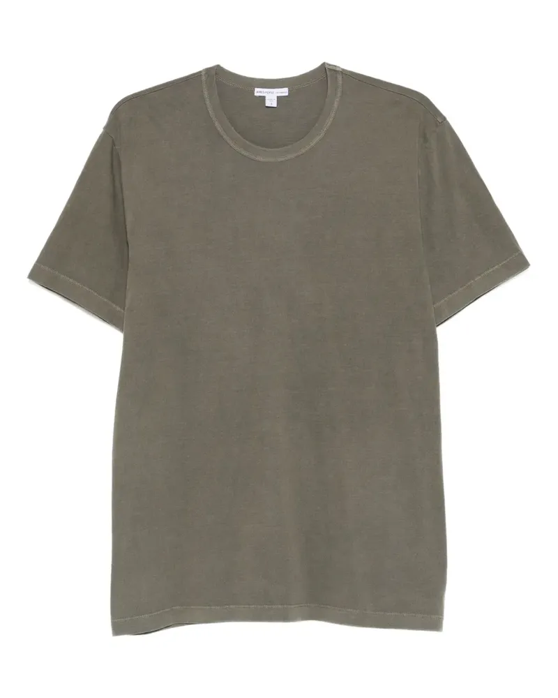 James Perse T-Shirt mit Rundhalsausschnitt - Grün Grün