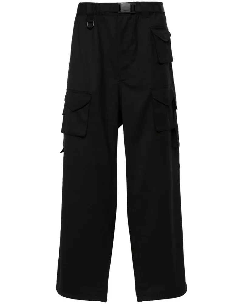 Y-3 Hose mit weitem Bein Schwarz