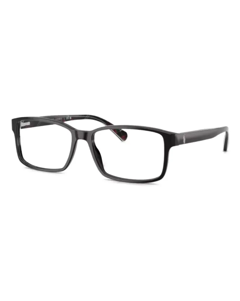 Ralph Lauren Brille mit eckigem Gestell - Schwarz Schwarz