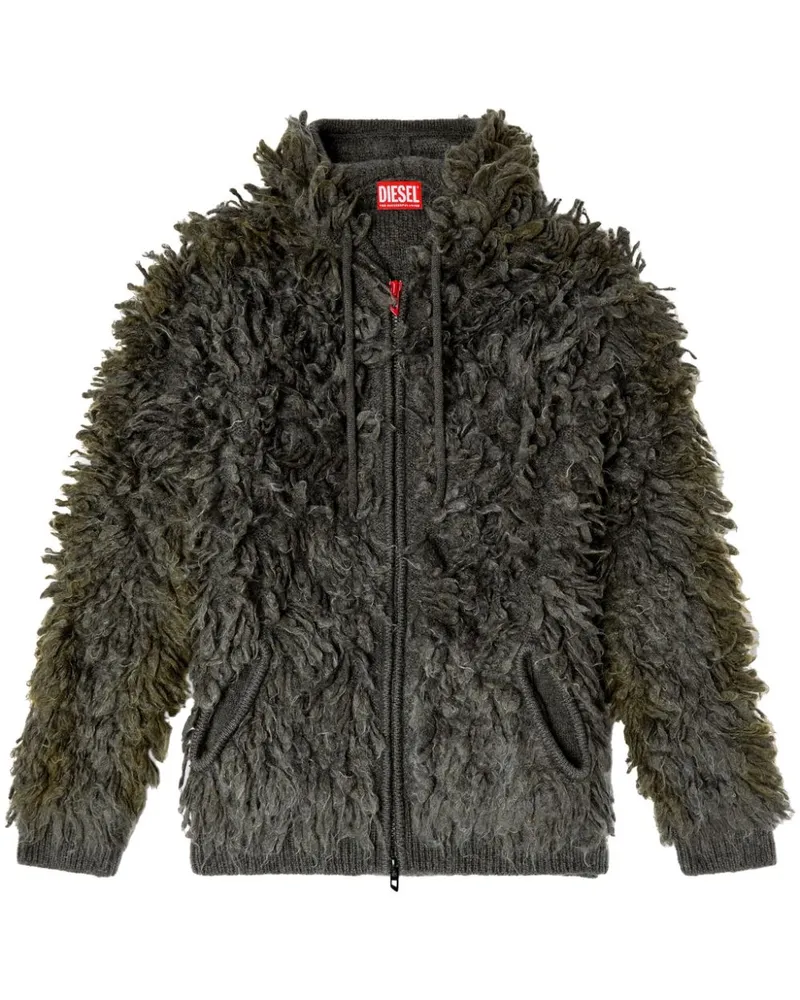 Diesel K-Whitman Hoodie - Grau Grau
