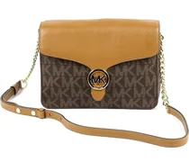 Vanna Umhängetasche mit Logo-Monogramm - Braun