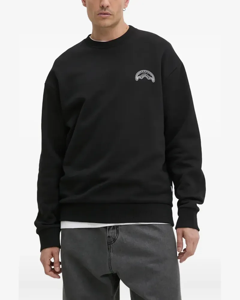 Sprayground Sweatshirt mit grafischem Print - Schwarz Schwarz