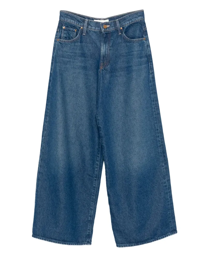 Mother Rigatoni Sneak Wide-Leg-Jeans - Blau Blau