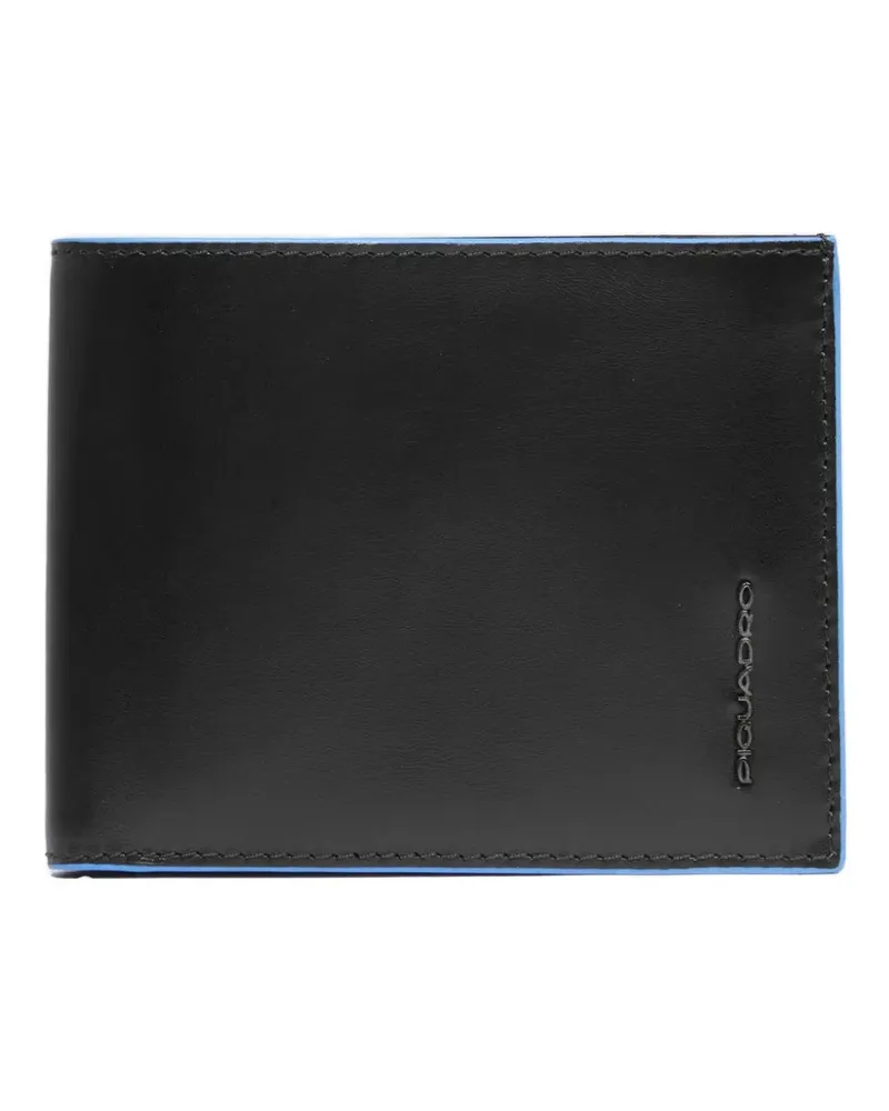 Piquadro flip-up ID-window wallet - Schwarz Schwarz