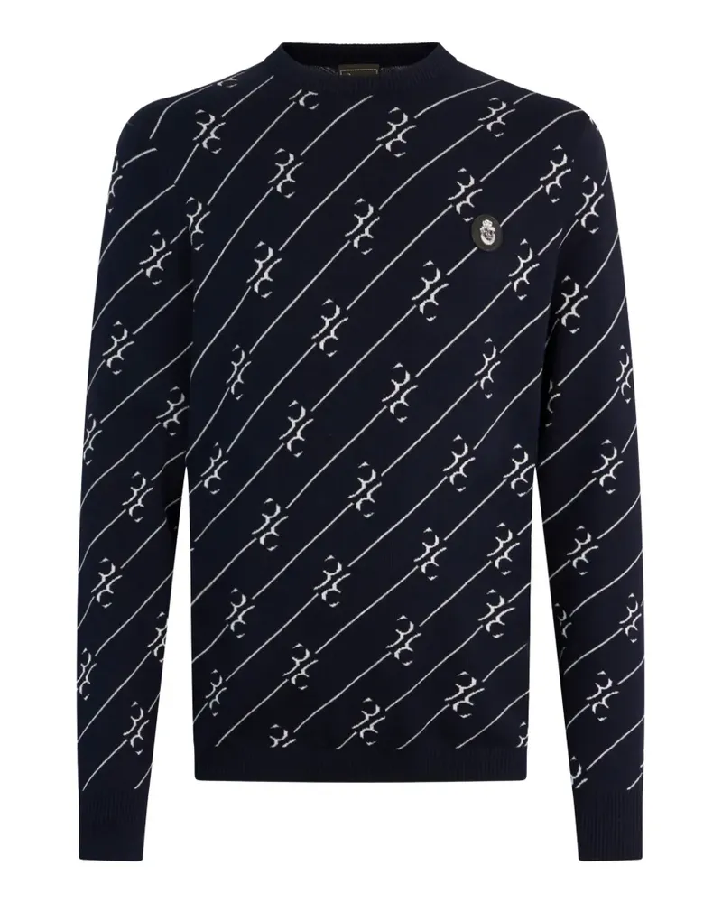 Billionaire Pullover mit rundem Ausschnitt - Blau Blau