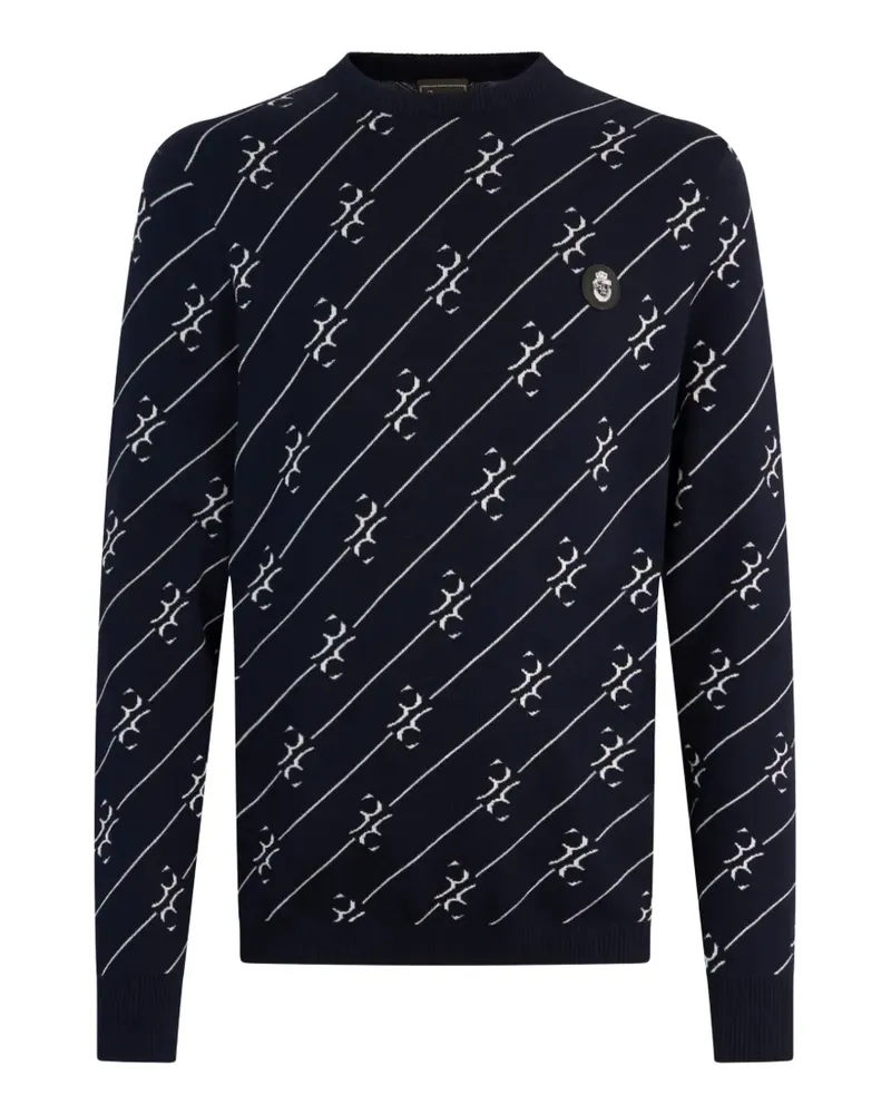 Billionaire Pullover mit rundem Ausschnitt - Blau Blau