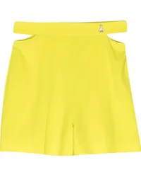 Patrizia Pepe Jeans-Shorts mit hohem Bund Gelb