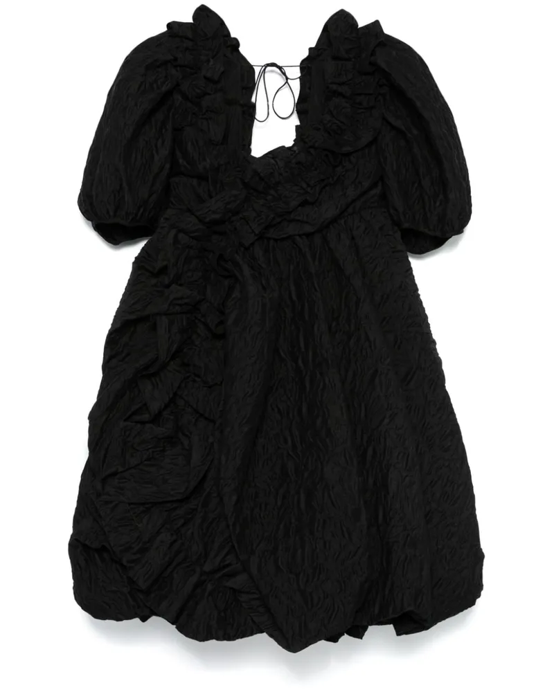 Cecilie Bahnsen Gwen Minikleid - Schwarz Schwarz