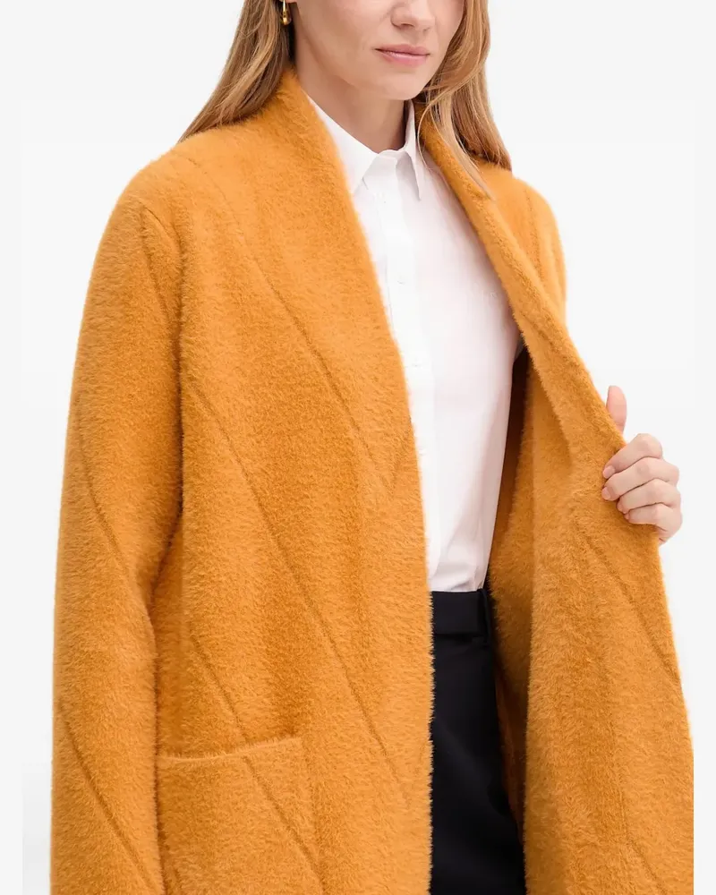 Joseph Ribkoff chevron pocket coat - Orange Orange