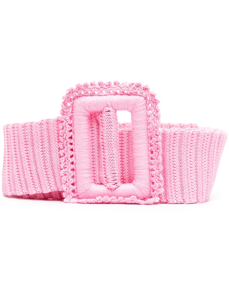MSGM Gestrickter Gürtel - Rosa Rosa