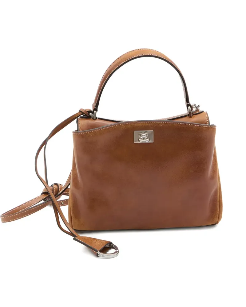 Balenciaga mini Rodeo top-handle tote bag - Braun Braun