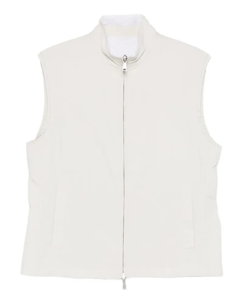 Eleventy Gesteppte Weste mit Reißverschluss - Nude Nude