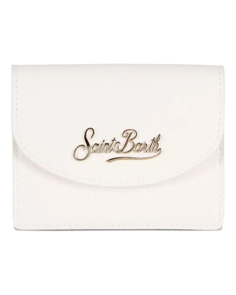 MC2 Saint Barth logo-lettering cardholder - Weiß Weiß