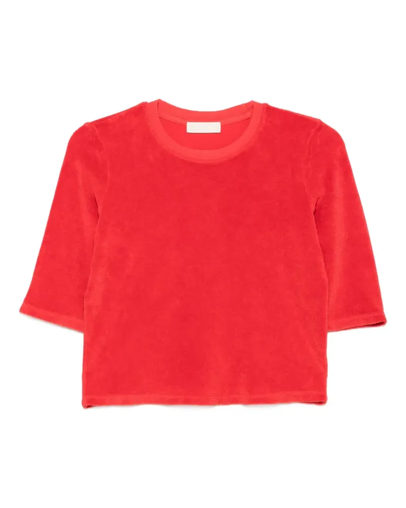 Suzie Kondi terry-cloth T-shirt - Rot Rot