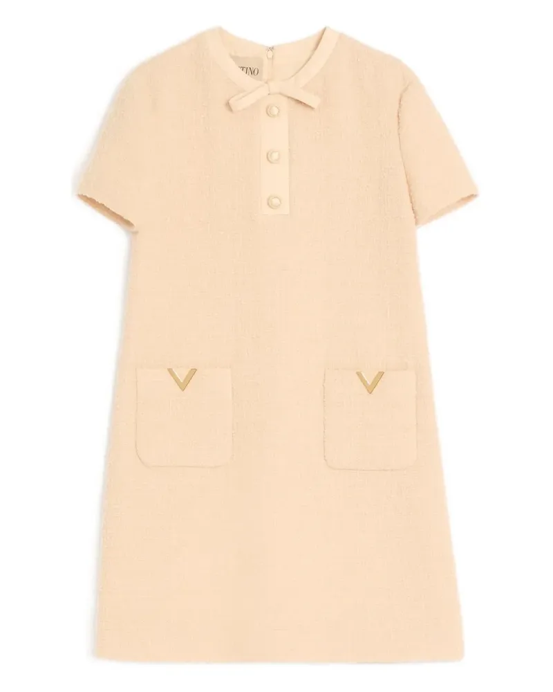 Valentino Garavani Minikleid mit Knopfverschluss - Nude Nude