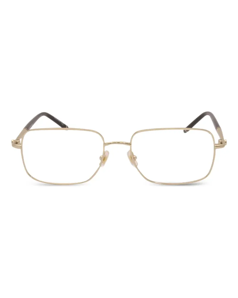 Montblanc square-frame glasses - Gold Gold