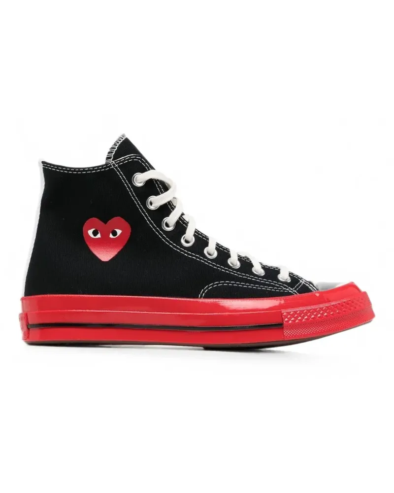 Comme des Garçons Chuck 70 heart-print high-top sneakers - Schwarz Schwarz