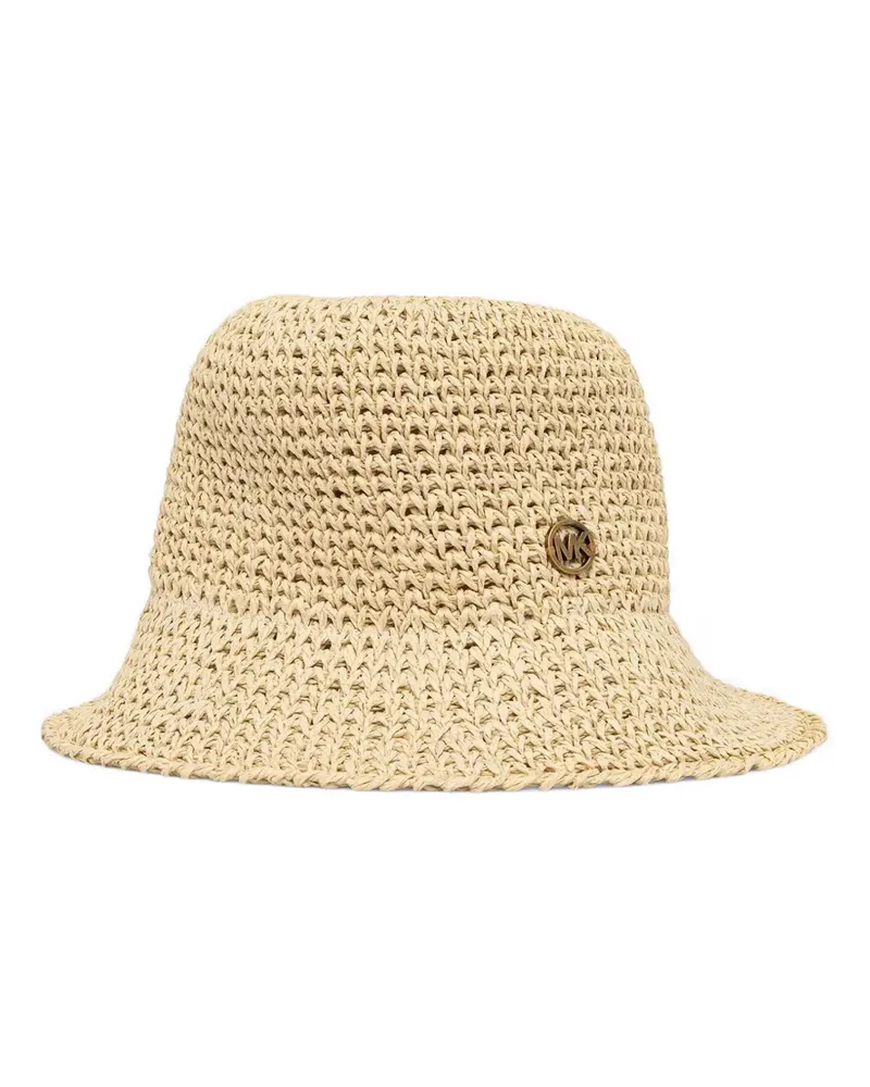 Michael Kors Hut mit Logo-Schild - Nude Nude