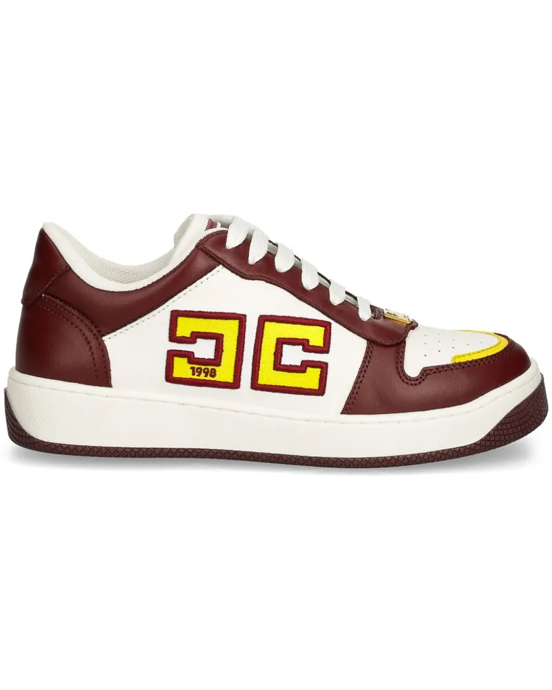 Elisabetta Franchi Zweifarbige Sneakers - Rot Rot