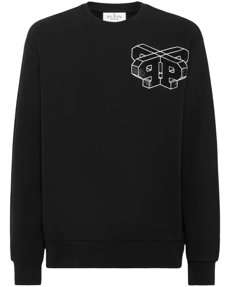 Philipp Plein Wire Frame Sweatshirt Schwarz