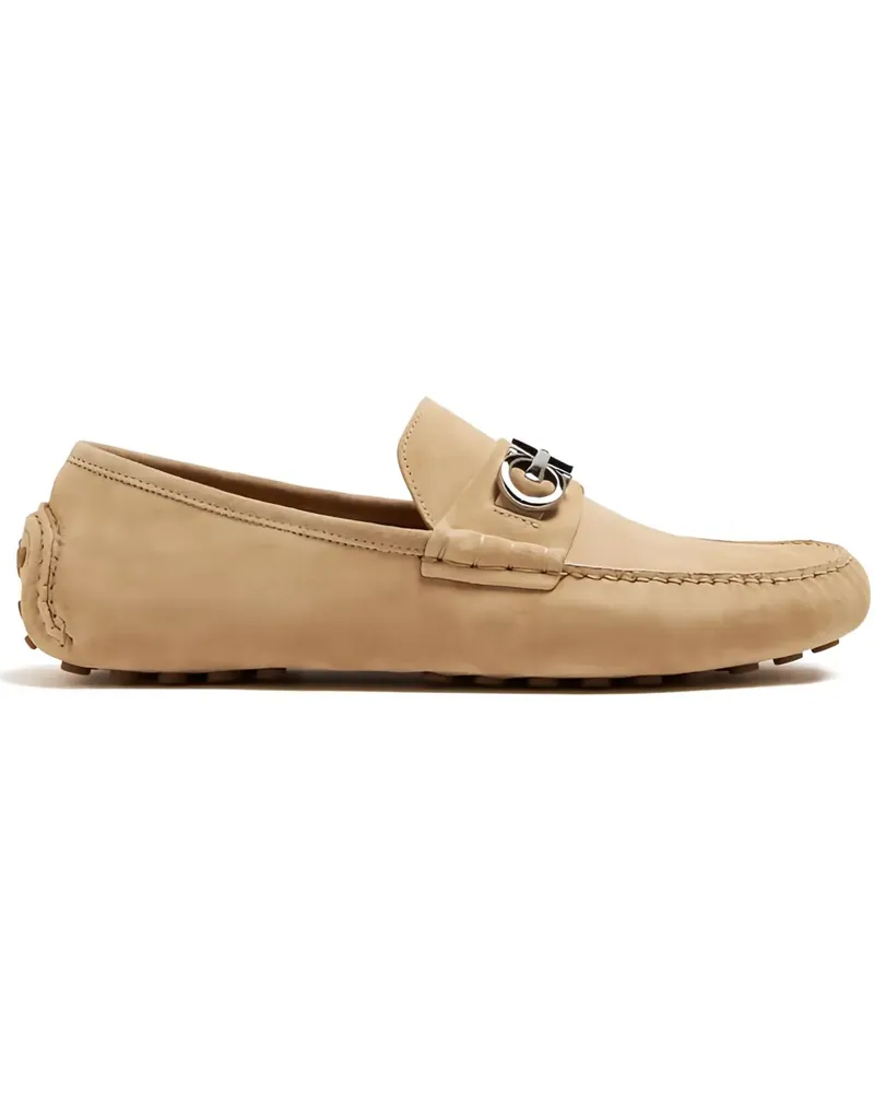 Ferragamo Loafer mit Gancini-Detail - Nude Nude