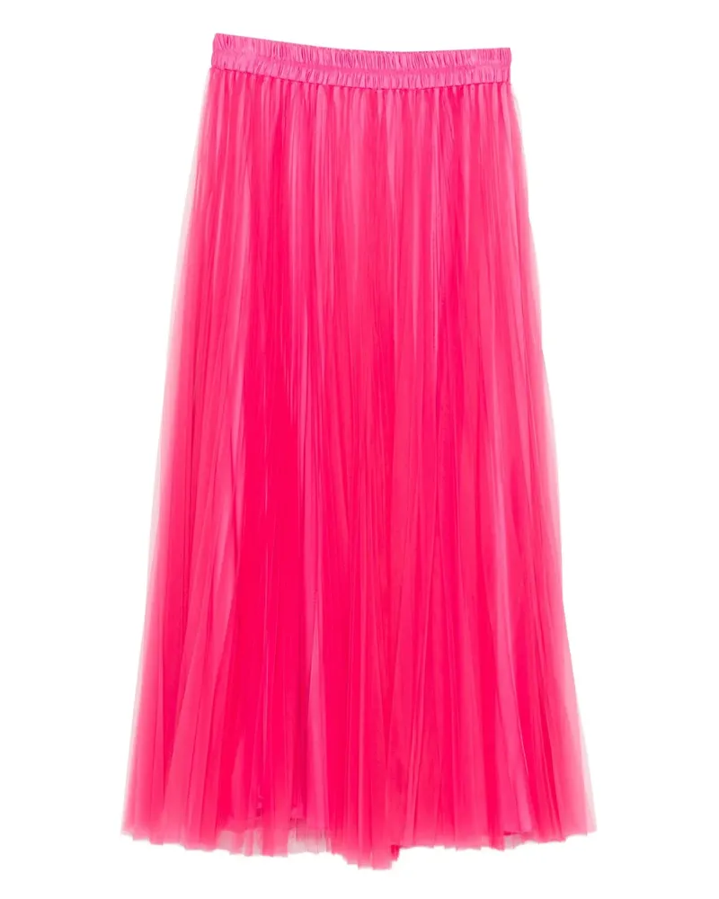STYLAND Tüll-Midirock mit Falten - Rosa Rosa