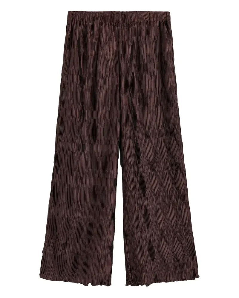 By Malene Birger Letita Palazzohose mit Falten - Braun Braun