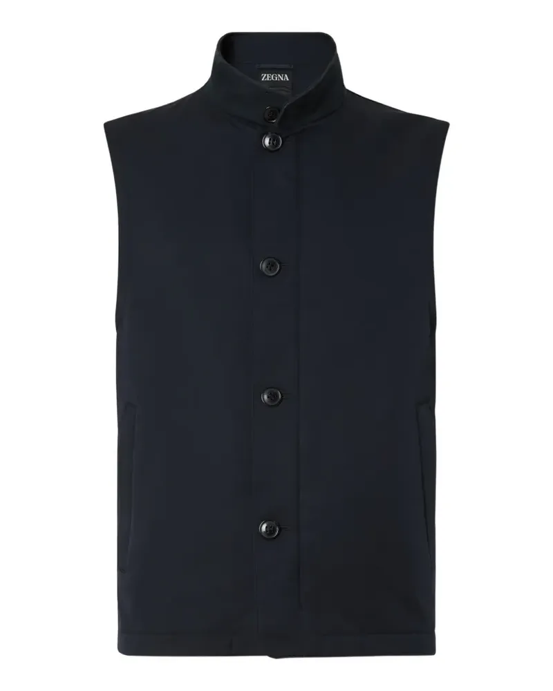 Ermenegildo Zegna Weste mit Knöpfen - Blau Blau
