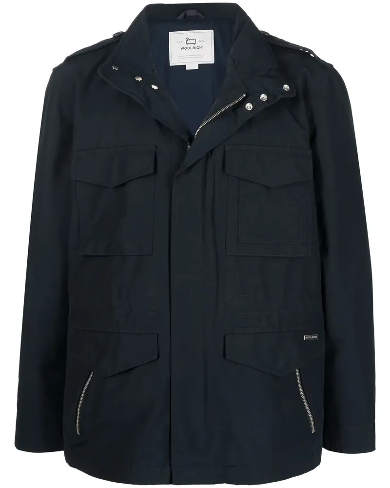 Woolrich Jacke im Military-Look - Blau Blau