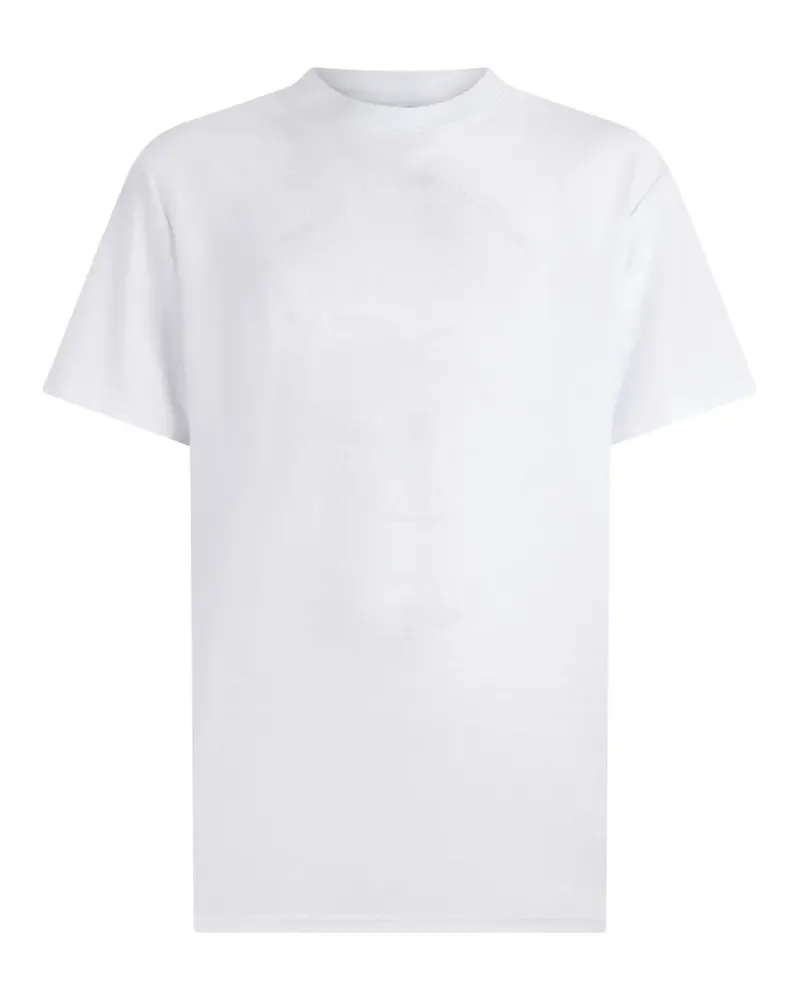 Philipp Plein T-Shirt mit Totenkopf - Weiß Weiß