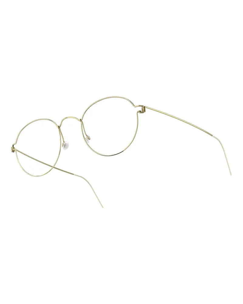 Lindberg Morten Brille mit rundem Gestell - Gold Gold