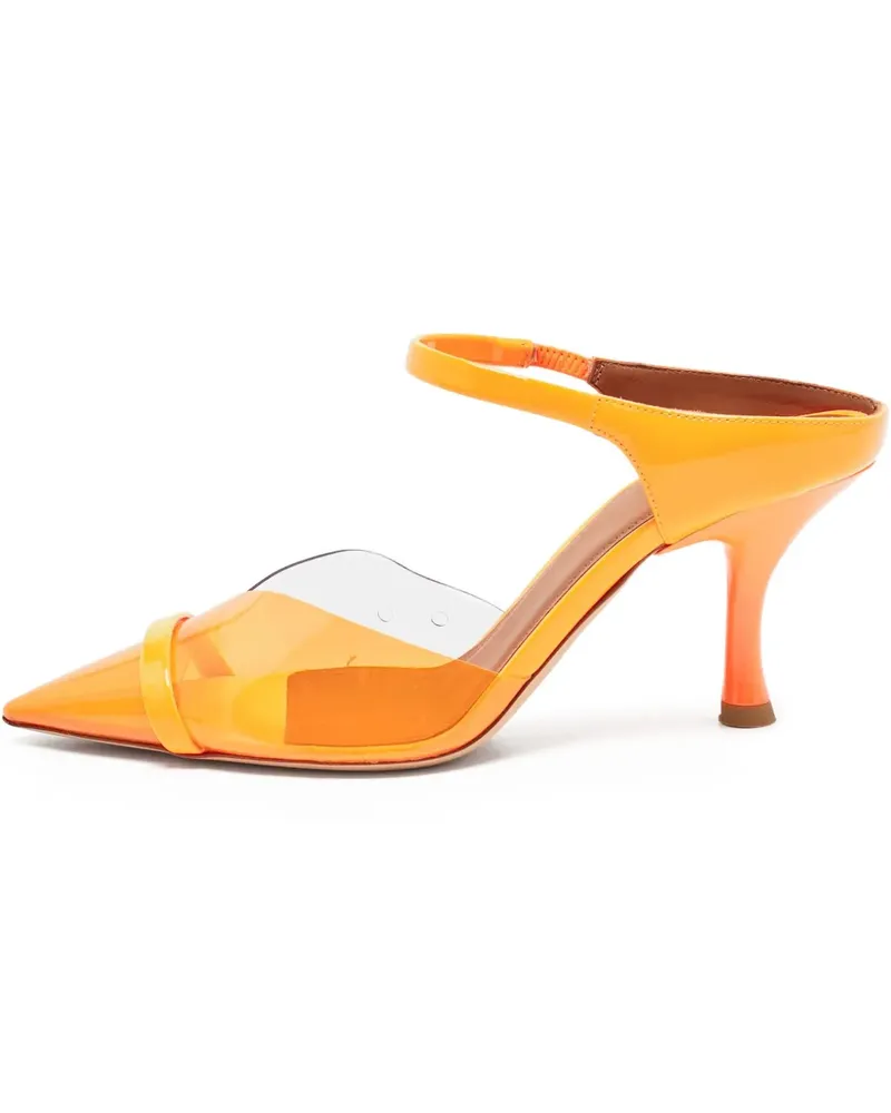 Malone Souliers Transparente Mules mit spitzer Kappe - Orange Orange