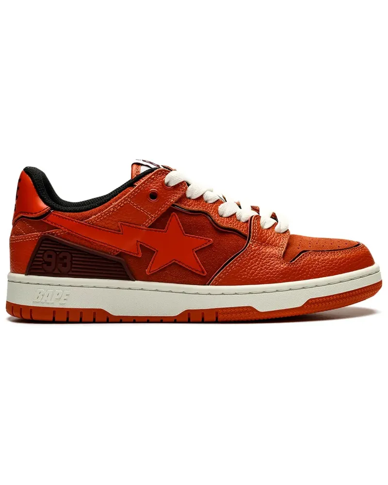 BAPE Sneakers mit Logo-Patch - Orange Orange