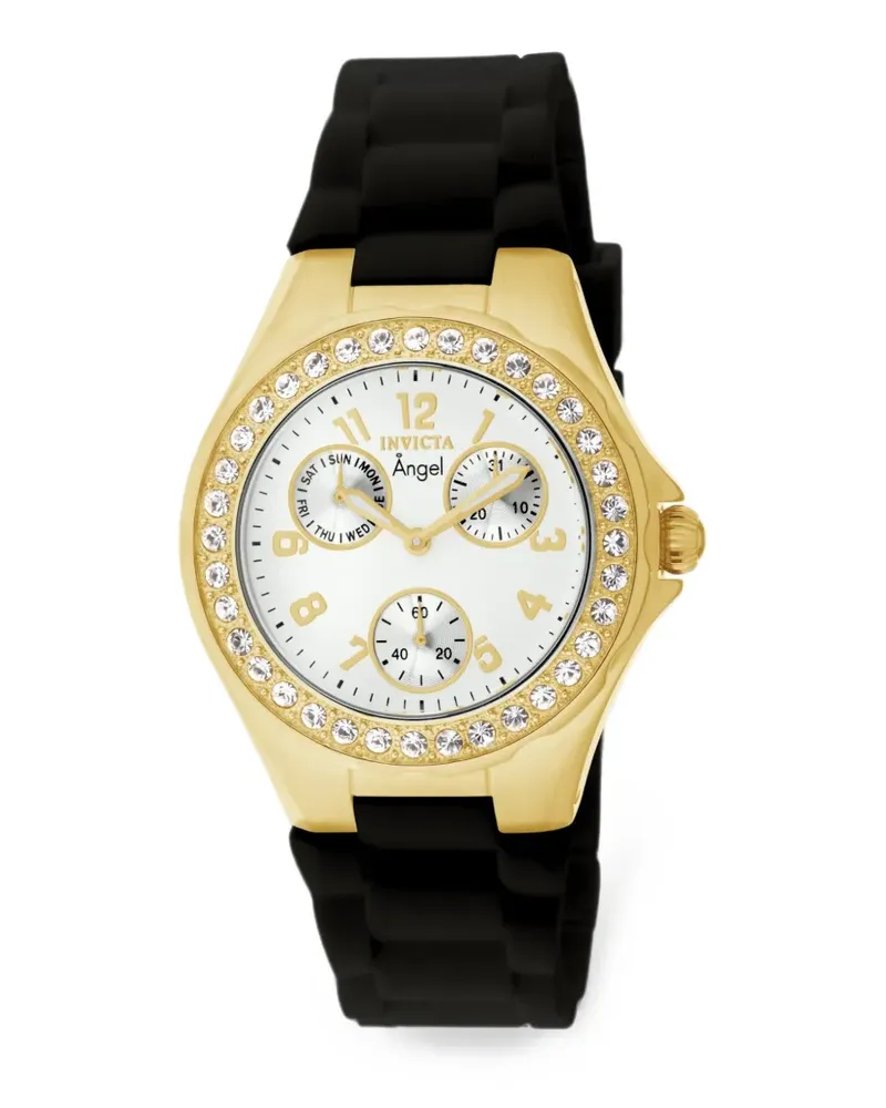 Invicta Angel 1643 crystal-embellished 38mm watch - Weiß Weiß