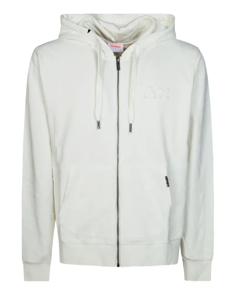 Sun68 zip-up hoodie - Weiß Weiß