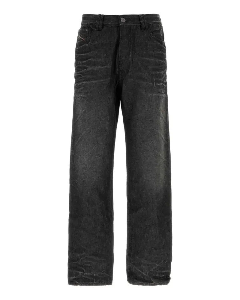 Diesel regular jeans high waist 1991 D-Voeed - Schwarz Schwarz