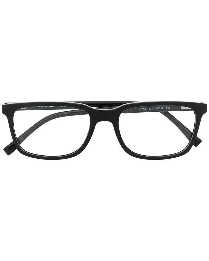 Lacoste Brille mit eckigem Gestell - Schwarz Schwarz
